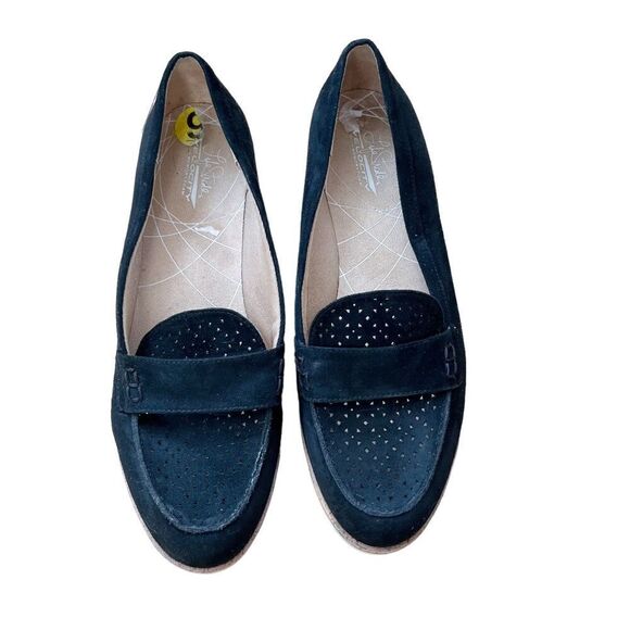 LifeStride Velocity ZaZa Black Suede Slip On Loafer Shoes - Picture 2 of 12